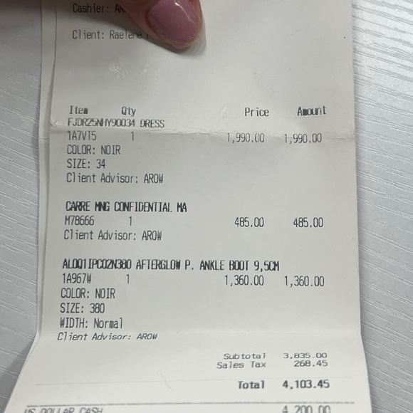 Never worn LOUIS VUITTON Fitted Dress w: receipt sz34 never worn - Picture 12 of 16